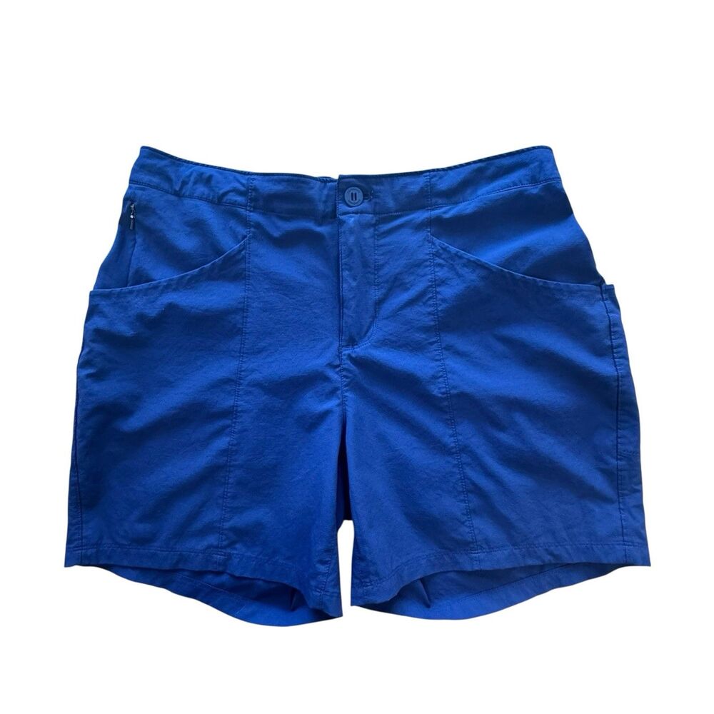 Patagonia High Spy Shorts Women’s Size 12 Blue Hiking Outdoor 5.5” Inseam EUC